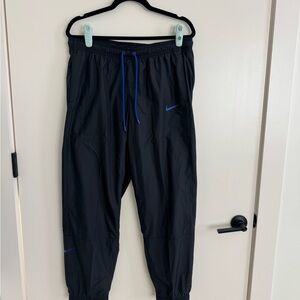 Nike Black Track Joggers with Blue Accents- U.S. SOCCER OLYMPIC TRAINING STATES